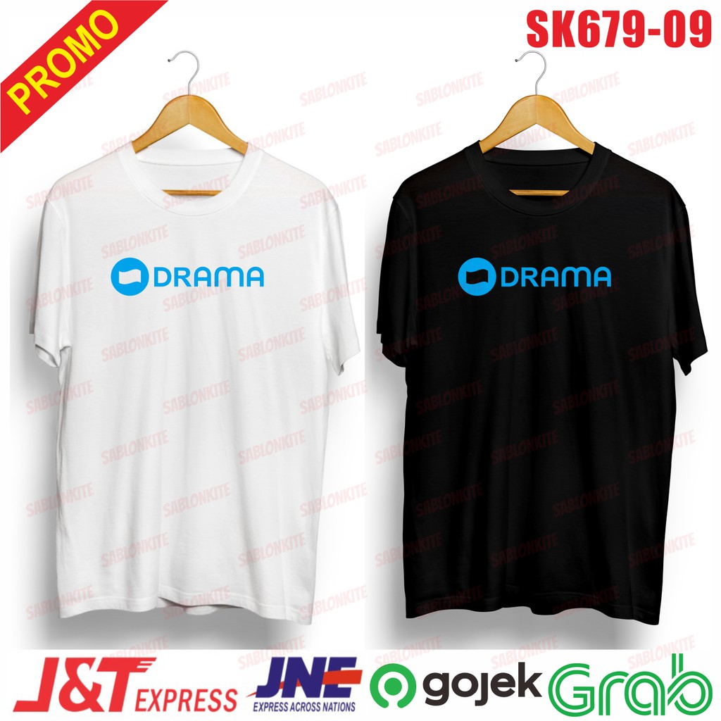 MURAH!!! KAOS PLESETAN DANADRAMA SK679 UNISEX COMBED 30S