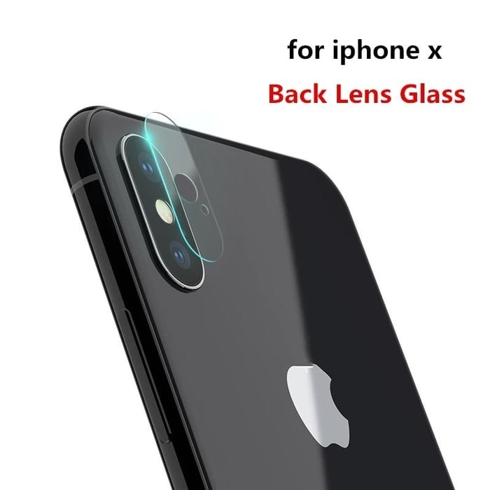 Jual IPhone X XS XS Max Camera Tempered Glass Lens Protector - Clear