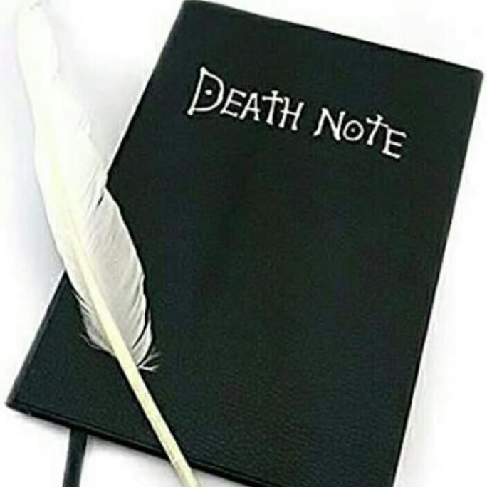 

Anime Death note book+ Free pulpen Bulu(Segel Tinta)