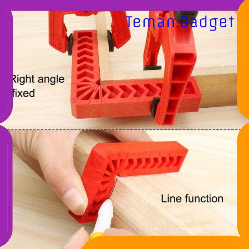 TG-DE221 Centechia Corner Clamp Penjepit Sudut Kayu Angle 90Derajat 6Inch JDH99