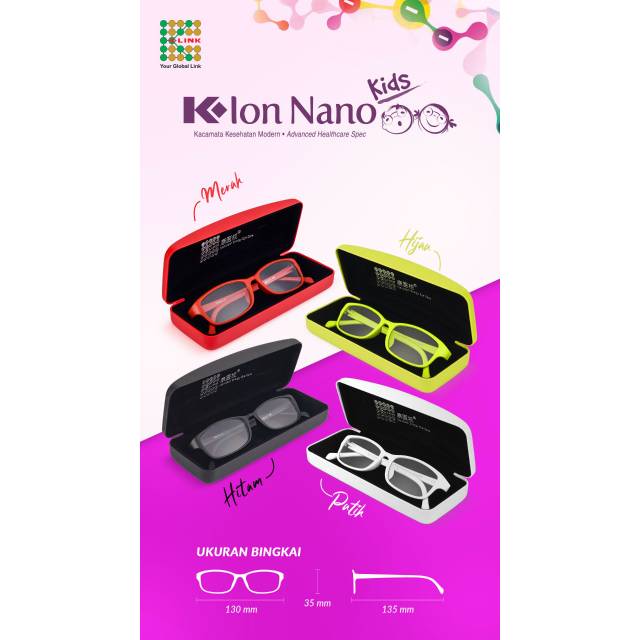  K  ION  NANO  KIDS Kacamata  terapi utk anak    Save 54 