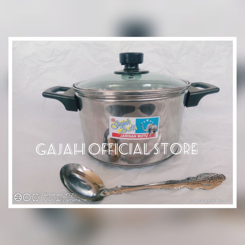 Panci Sayur Tutup kaca