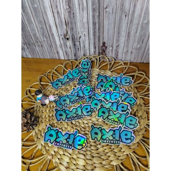 

Axie Infinity - Sticker Vynil Laminasi Glitter dan Sticker Hologram