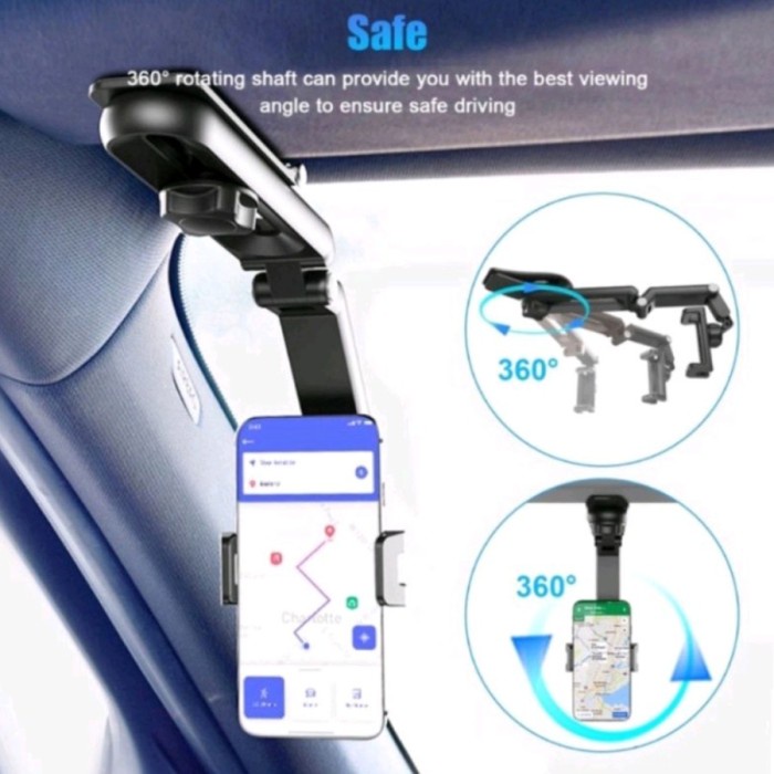 HD-58 Holder Sun Visor HD58 Holder Handphone di Mobil HOLDER HP Grosir