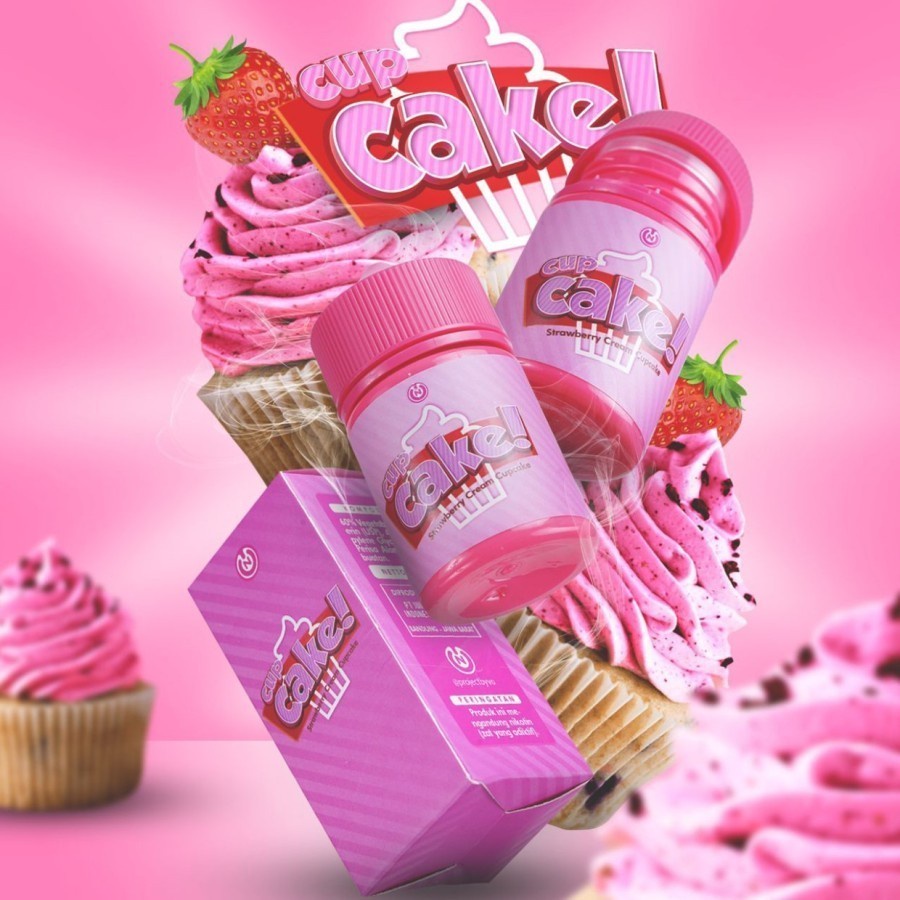 CUP CAKE STRAWBERRY CREAM CUPCAKE BY PROJECT VAPE ON 3MG 60ML