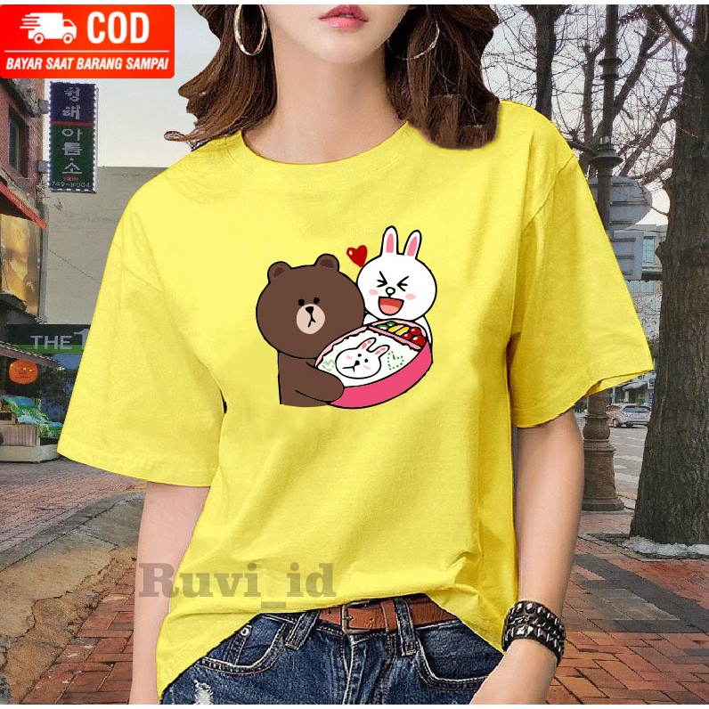 Ruvi_id-KAOS IMPORT / BELI 3 GRATIS HEADSET EXTRA BAS / KAOS BERUANG LUCU / KAOS WANITA KOREAN STYLE / KAOS WANITA KEKINIAN VIRAL / KAOS WANITA DEWASA / KAOS OBLONG / KAOS OVERSIZE / KAOS DISTRO / KAOS CEWEK BAHAN ADEM TEBAL / KAOS MURAH