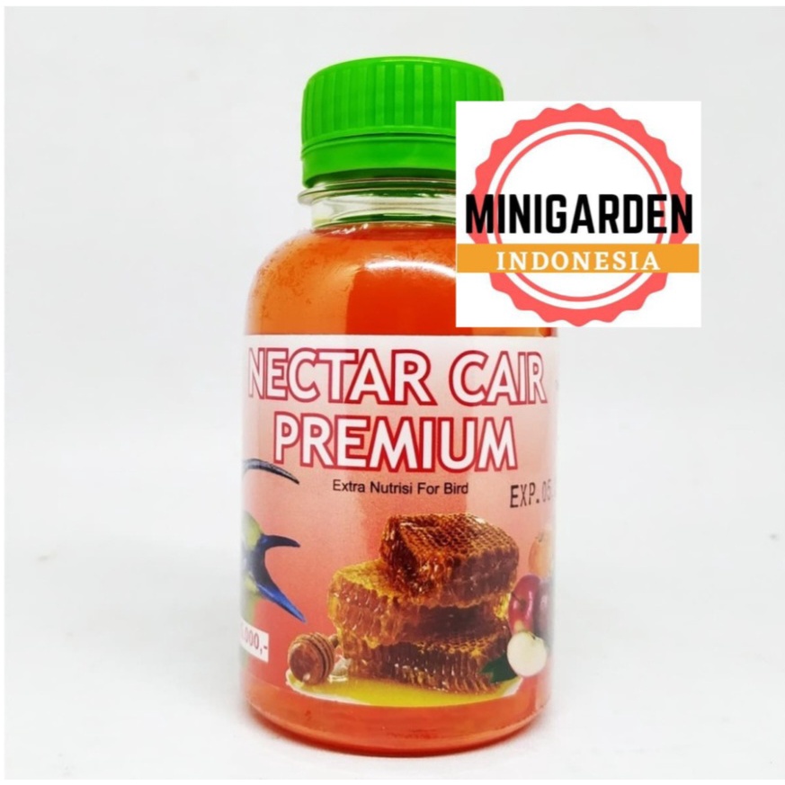 NUTRISI PAKAN MINUM NECTAR CAIR PREMIUM nektar tambah stamina burung pleci kolibri gacor bening