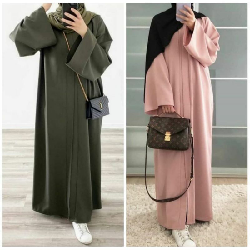 BASIC ABAYA TURKI /ABAYA POLOS/ABAYA ARAB