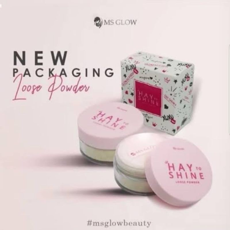 MS GLOW LOOSE POWDER ORIGINAL COD-Hay shine/Natural