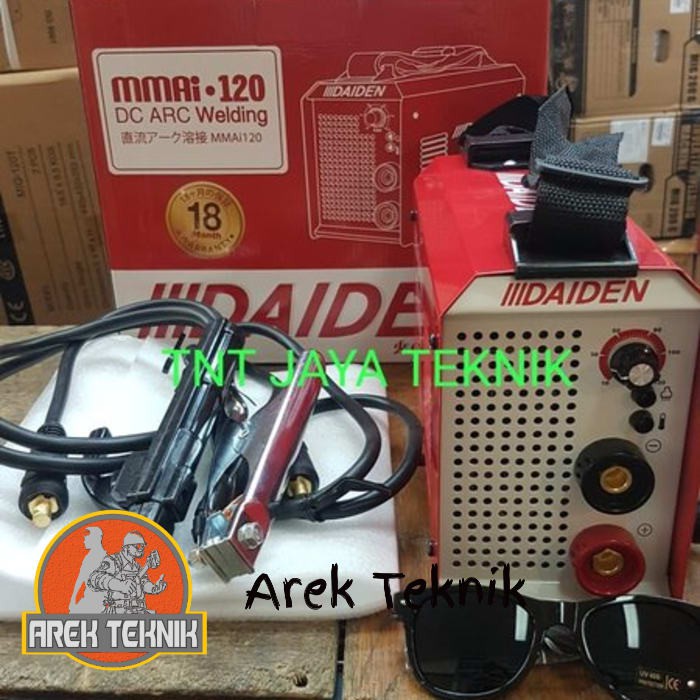 MESIN LAS MSL142 DAIDEN MMAI 120 TRAVO INVERTER 900 WATT DAIDEN MMA 120 DAIDEN MMAI 120 900WATT