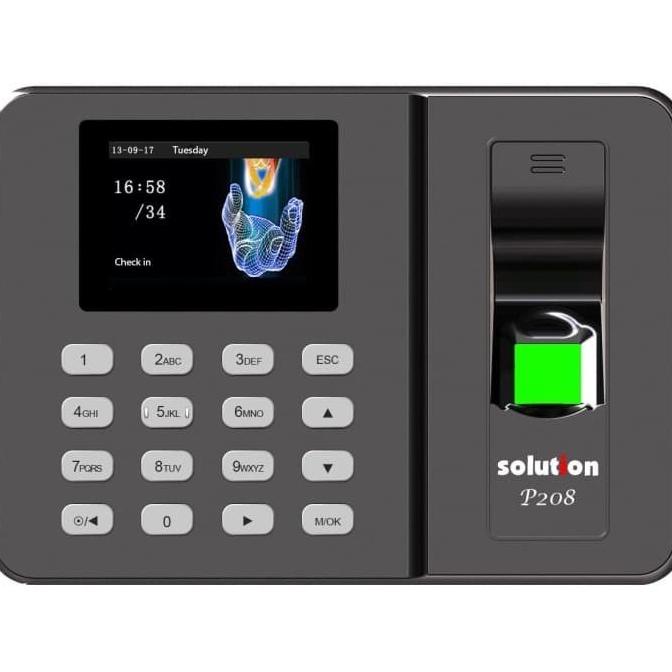 

Mesin Absensi P208 / Fingerprint P208 / Solution P208