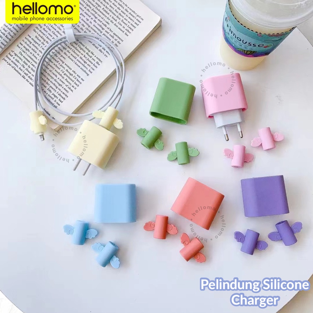 Pelindung Charger iPhone Cable Saver Silikon Pelindung Silicone Kabel Casan Hp