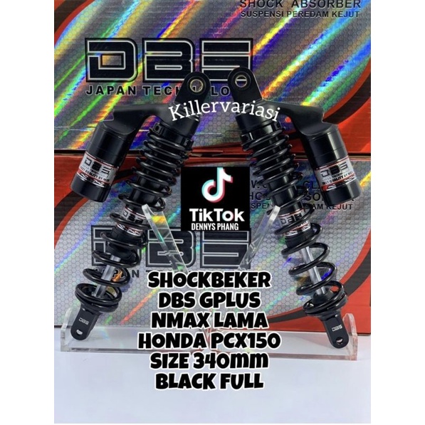 shockbreker shock DBS NMAX LAMA HONDA PCX ukuran 340 double model G PLUS