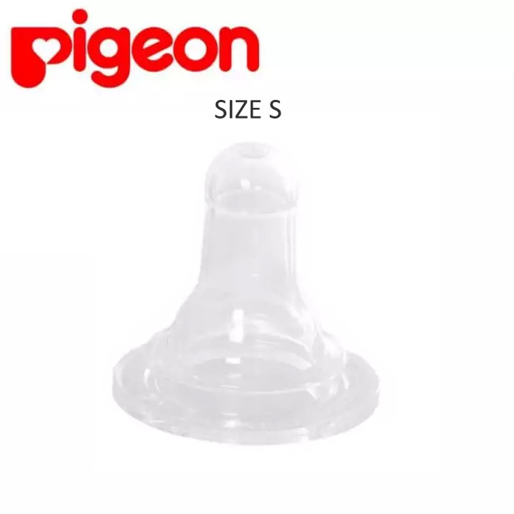 PROMO 1 TOPLES ISI 18DOT Pigeon Dot Bayi Silicone Eco ( S-M-L-MIX )