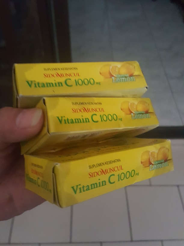 Sidomuncul Vitamin C 1000 Mg 3 Box Antioksidan Menjaga Daya Tahan Menghaluskan Kulit Shopee Indonesia