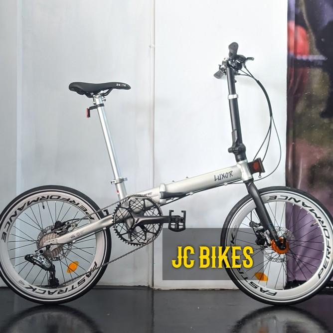 Sepeda Lipat Pacific Luxor 20 Inch Full Alloy 9 Speed Hidrolik