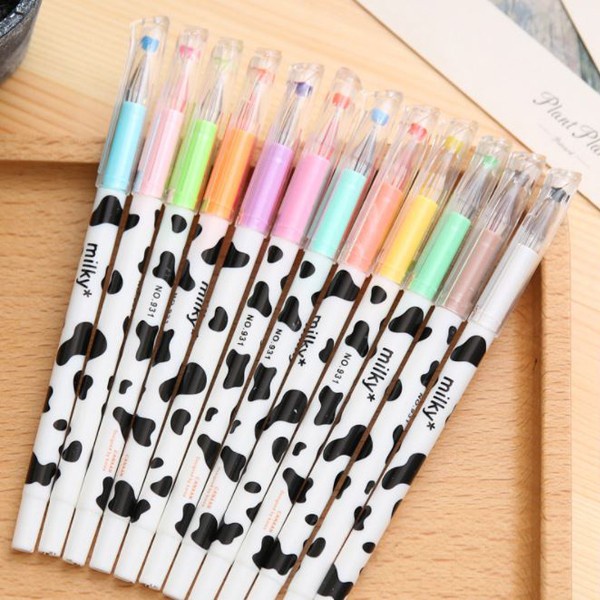 

Gilaa!!! 6 Pcs Pulpen Gel Milky 1 Set Isi 6 Pcs Warna Campur Acak Hb024 Terlaris