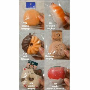 flash sale squishy license/cafe de n/ibloom/sushi/rich donut/snoopy/cafe sacura/punimaru/strawberry