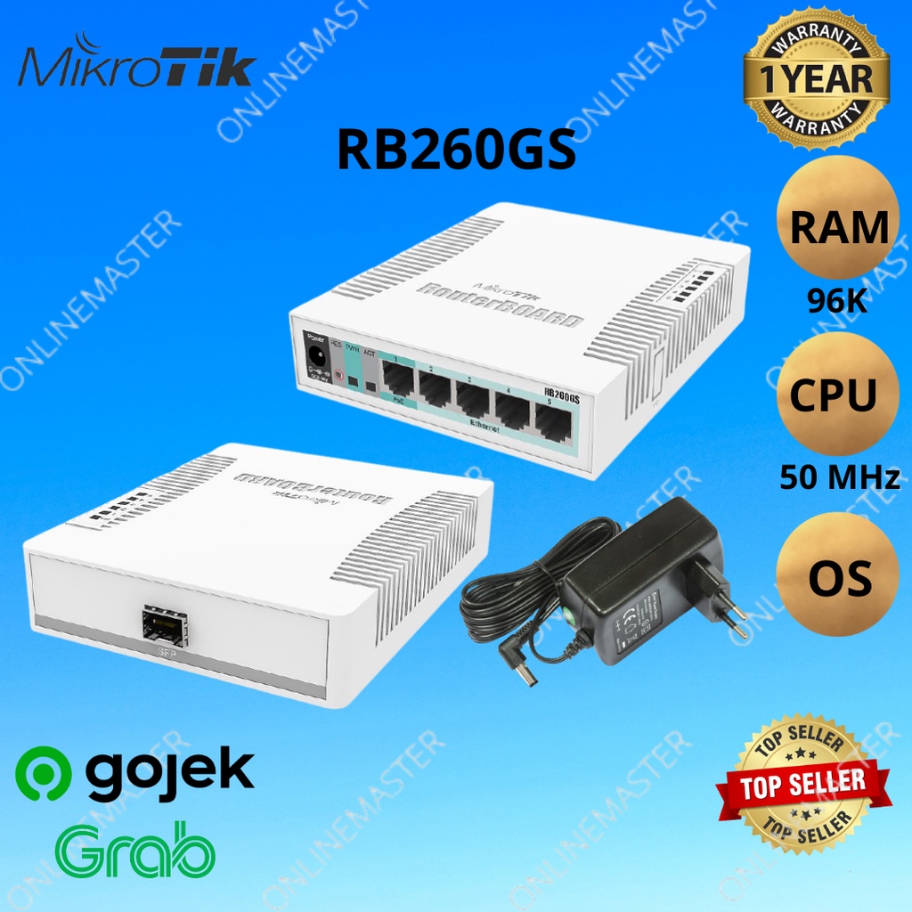 Mikrotik RB260GS Switch 5 gigabit