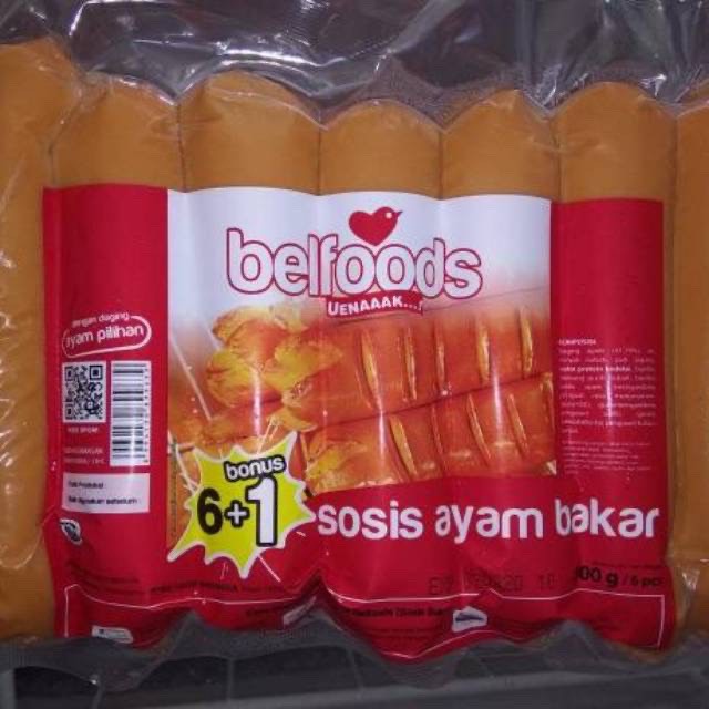 Jual Sosis Bakar Jumbo 1 Belfoods Isi 6 1 500gr Gosend Shopee Indonesia