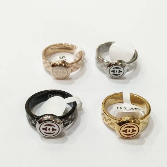 Cincin titanium brand chanel