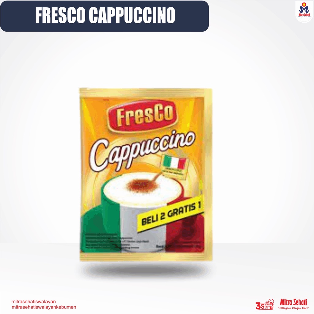 

KOPI FRESCO CAPPUCINO, MOCA, SUSU [ Mitra Sehati Swalayan ]