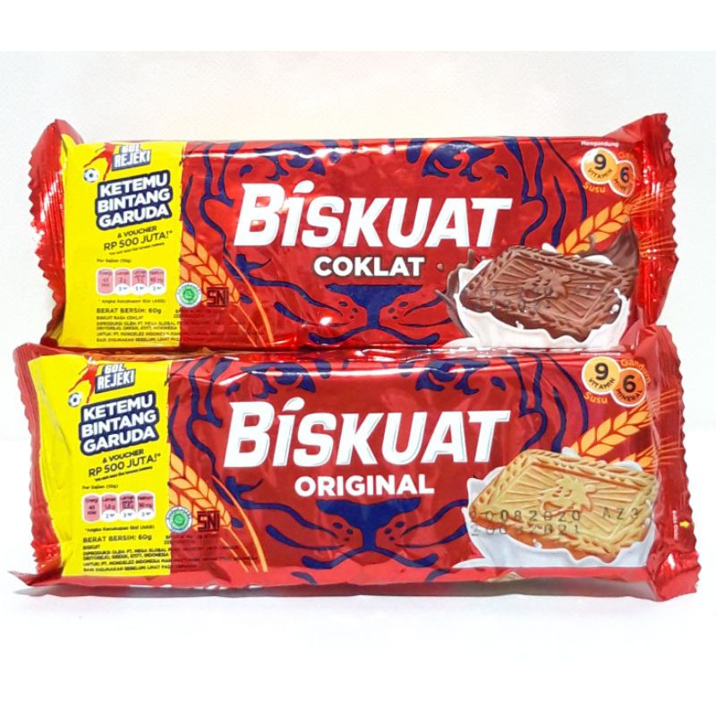 Jual Biskuat Original Coklat 60 G Shopee Indonesia