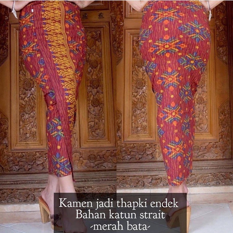 Rok jadi thapki songket stretch