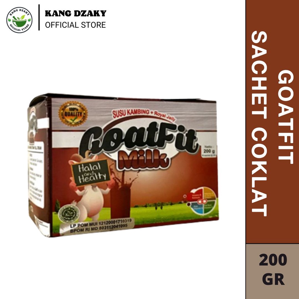 

GOATFIT SUSU KAMBING ETAWA+HERBAL RASA COKLAT GULA AREN PENINGGI BADAN AMPUH ORIGINAL SUSU GEMUK BADAN