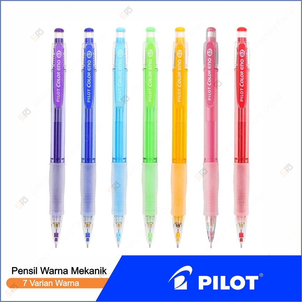 

Pensil Mekanik Warna Pilot Color Eno 0.7mm