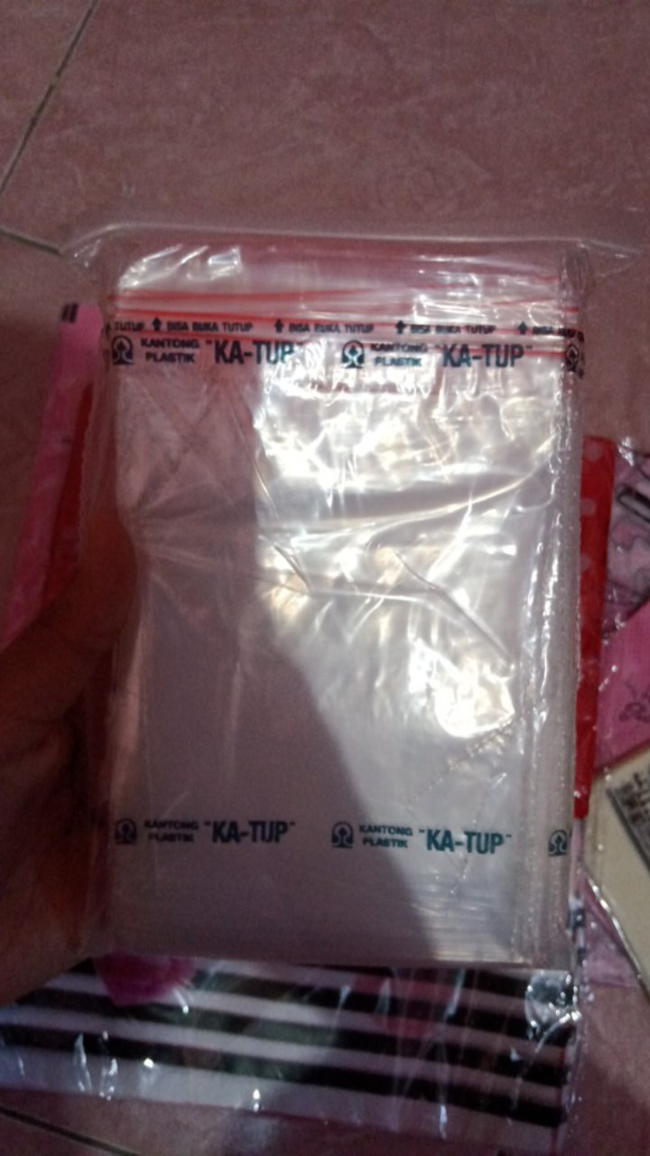 Kantong Plastik Klip Serbaguna Uk 10x15 Isi 100 . Kantong Ziplock Serbaguna