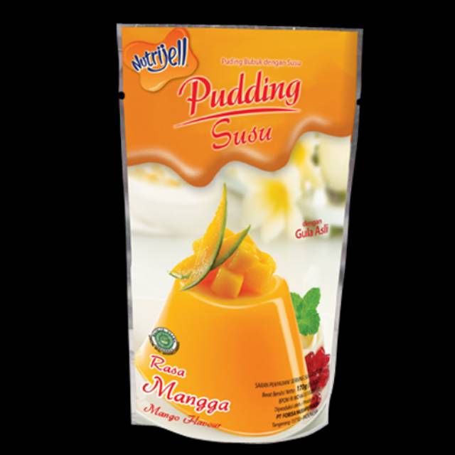 

PUDDING PUDING SUSU nutrijel agar rasa MANGGA MANGO