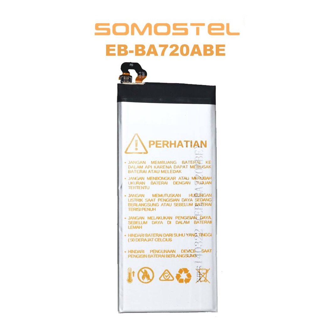 Somostel - EB BA720ABE Samsung A7 Edisi 2017 A720 Batre Batrai Baterai