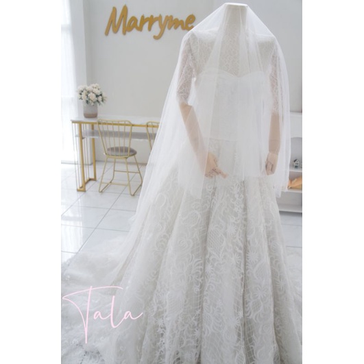 wedding gown gaun pengantin sewa - Tala