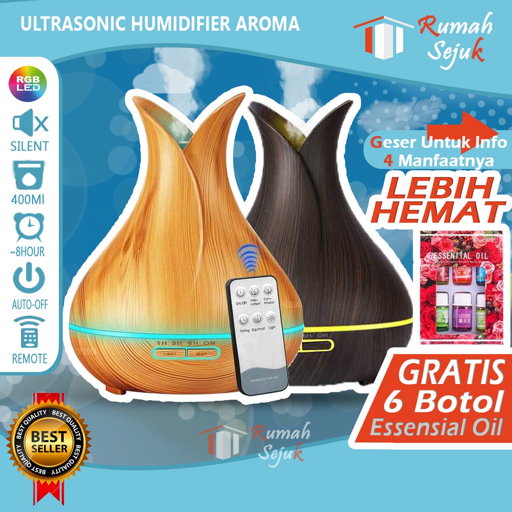 RS - Air Humidifier Diffuser Aromaterapi Alat Pengharum Ruangan Difuser Disfuser Unik Lucu RS-H26 Hu