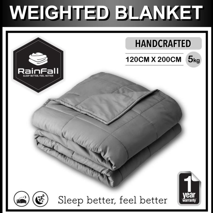 Jual RainFall 5 kg Heavy Weighted Blanket Selimut Berat Shopee Indonesia