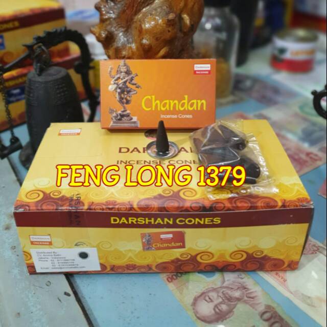 Dupa Kerucut Aromaterapi Darshan Chandan Incense Cones | Hio Dupa Darshan