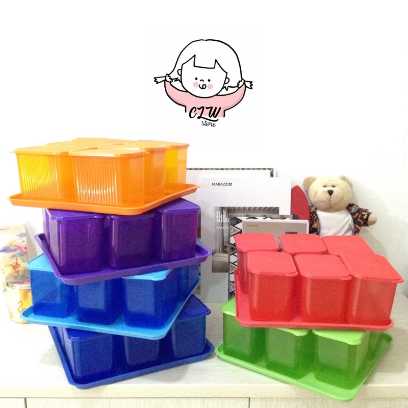 Toples Nampan Garis / Toples Kue Kering / Toples Murah / Toples + Nampan