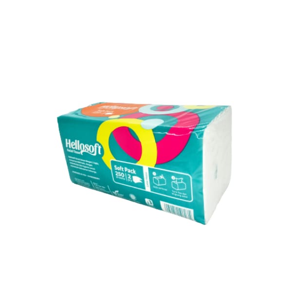 Tissue / Tisu Hello 500gr / see u 250 lembar &amp; 180 lembar 2ply Refill Facial