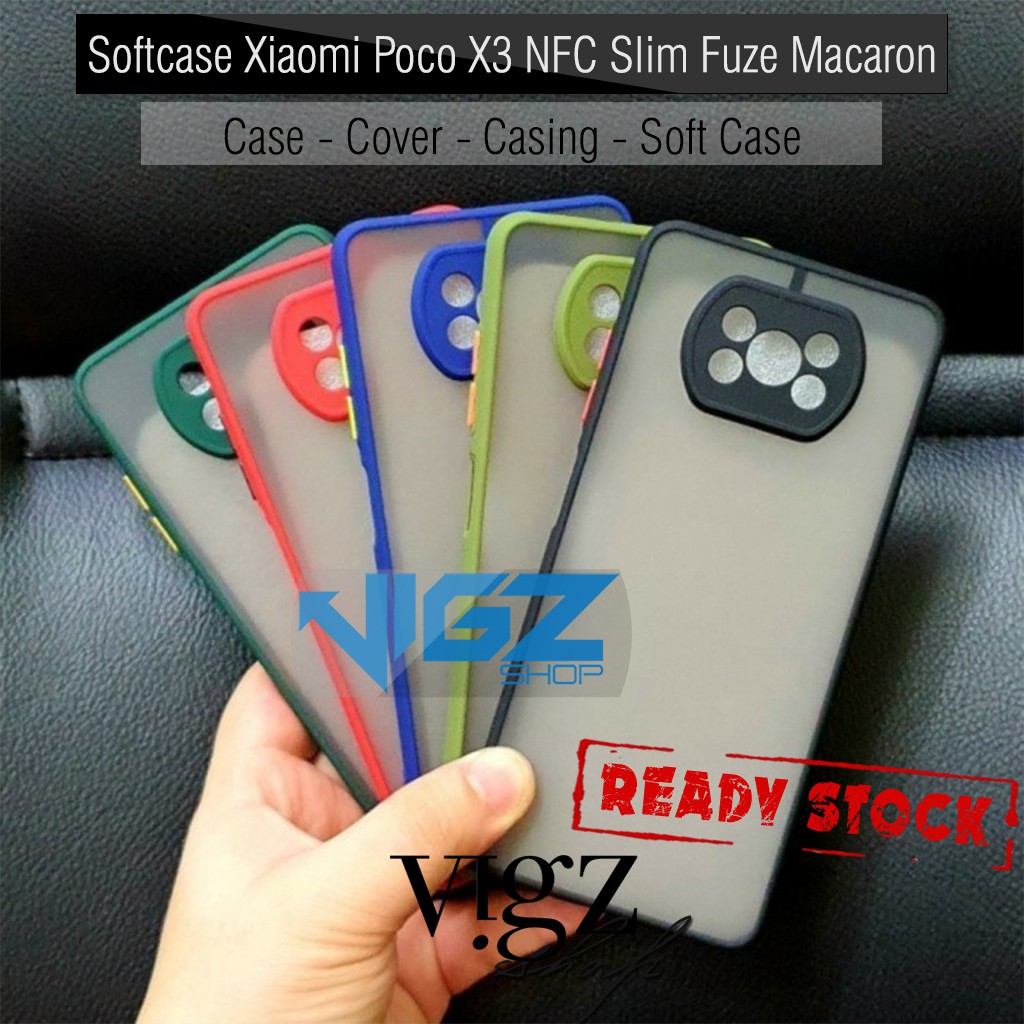 Case Xiaomi Poco X3 NFC Case Softcase Slim Fuze Macaron