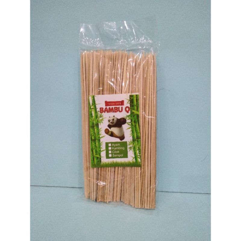 Tusuk sate uk 22 cm isi 100pcs / tusuk sate halus / tusuk sate anti patah /tusuk sate bagus