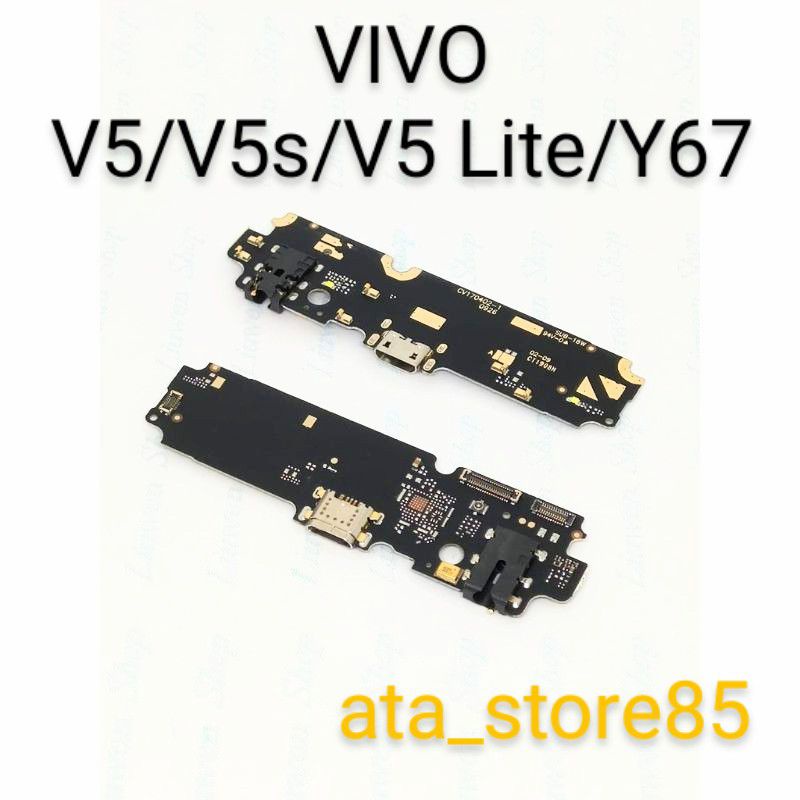 Papan PCB UI+Mic Connector Charger Board Konektor Cas Flexible Flexibel Carger Vivo V5 / Y67 / V5s / V5 lite Original