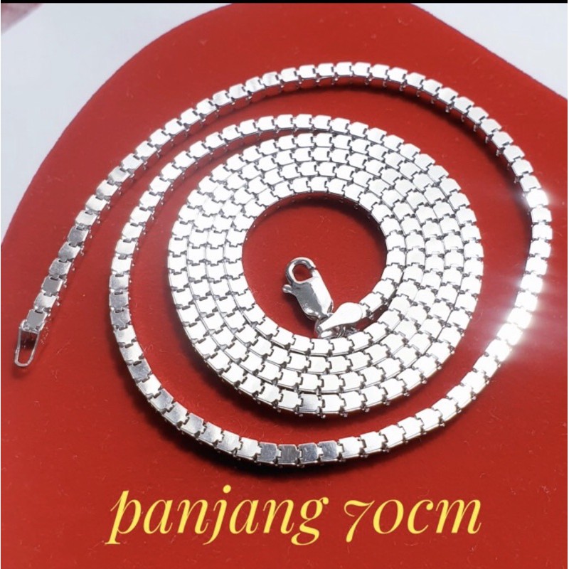 Kalung milano perak kalung pria 70cm kalung perak 925