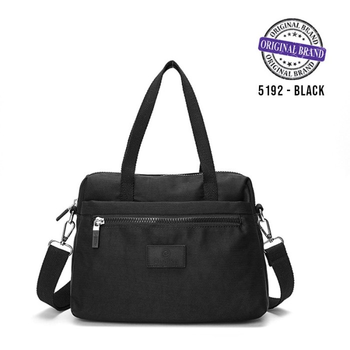 Terlaris tas GUDIKA bag original 5192 tas wanita / tas selempang wanita import - black