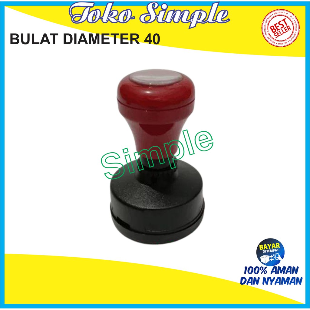 

Gagang Stempel Flash BULAT DIAMETER 40 Stempel Warna D40