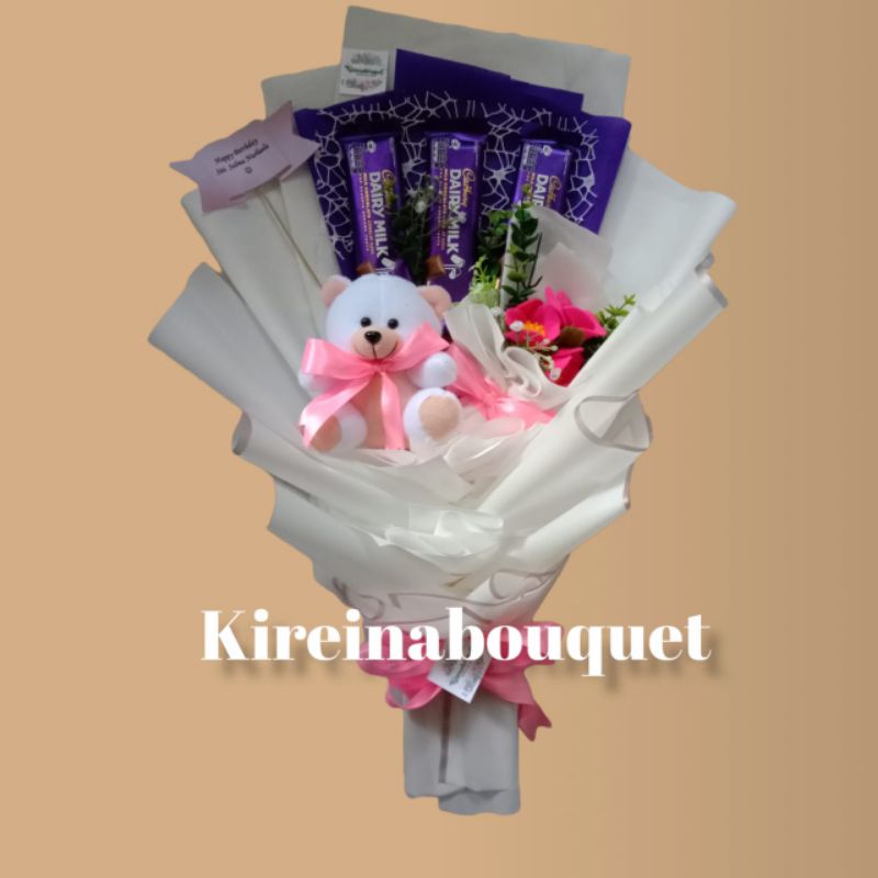 

bouqet coklat+boneka