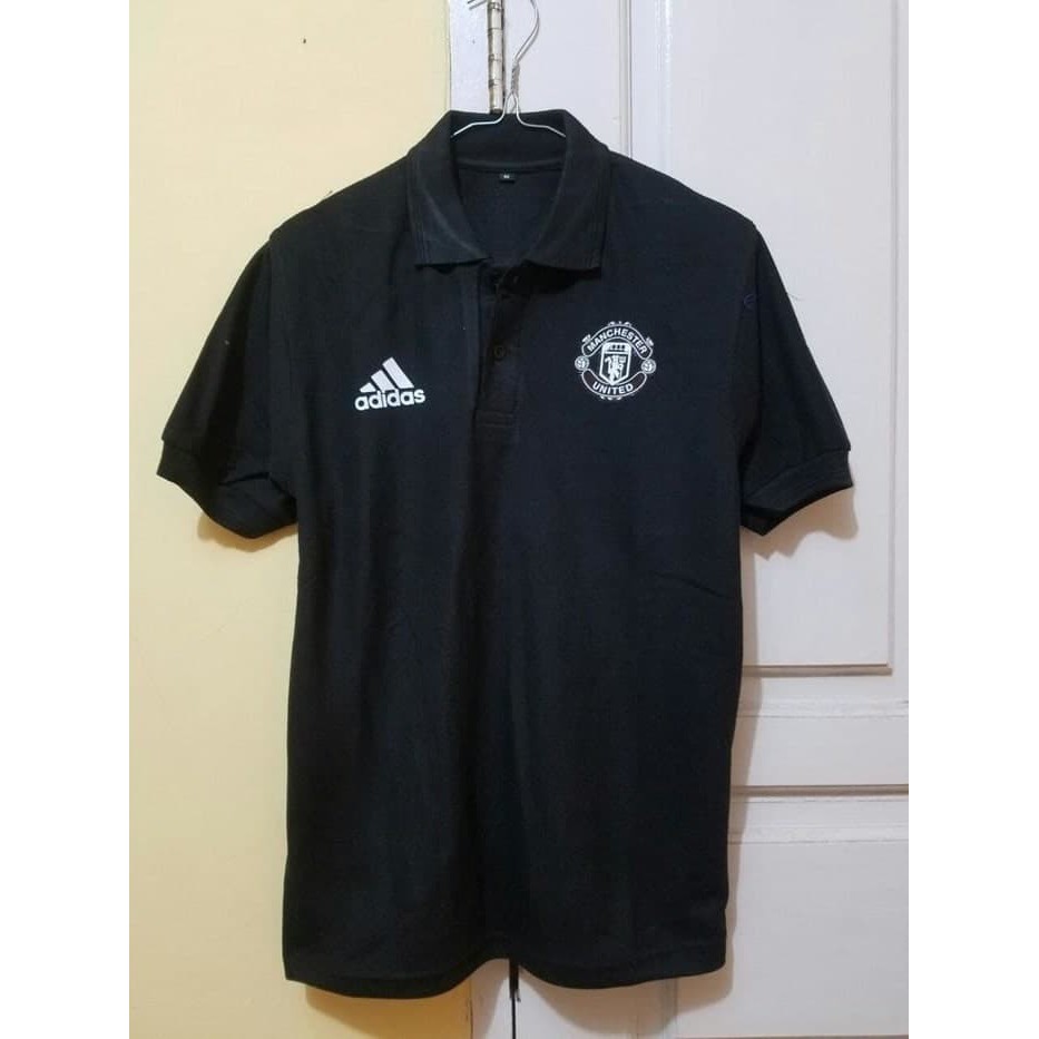 POLO SHIRT MANCHESTER UNITED AWAY HITAM