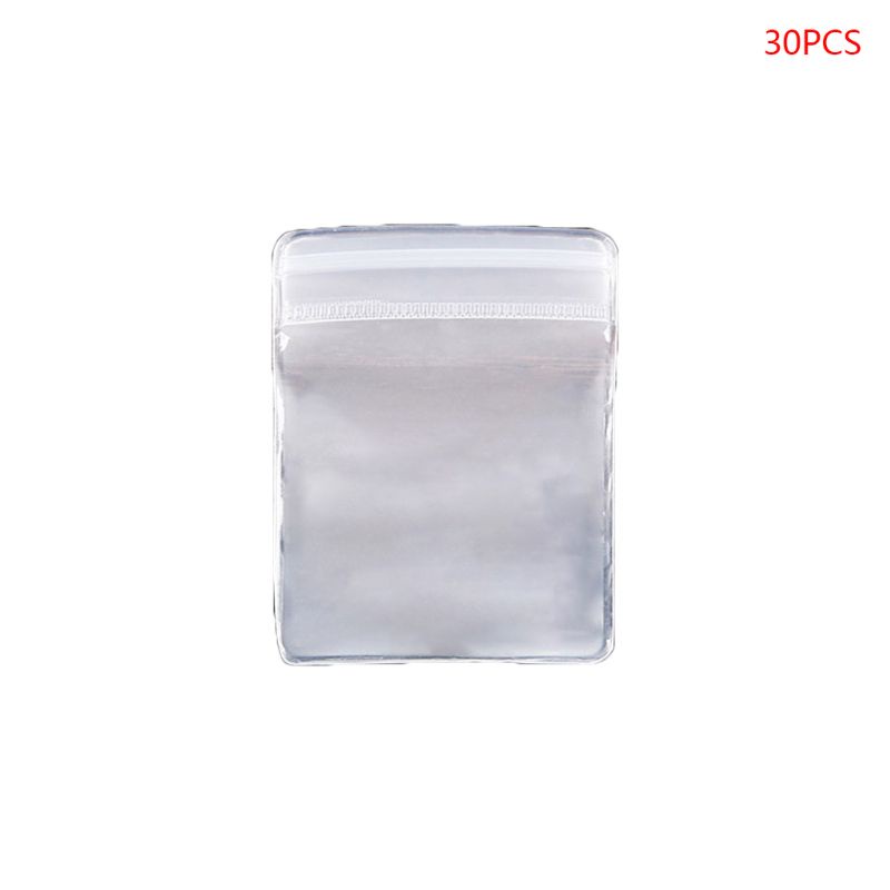 Gro Tas Perhiasan Bening Resealable Zipper Plastic Grip Seal Pack Untuk Gelang Anting