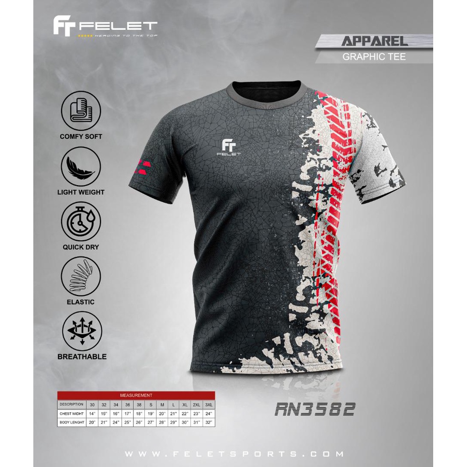 ORIGINAL Kaosc / Baju Olahraga Badminton Pria / Wanita Dewasa Kualitas Premium Dryfit Import