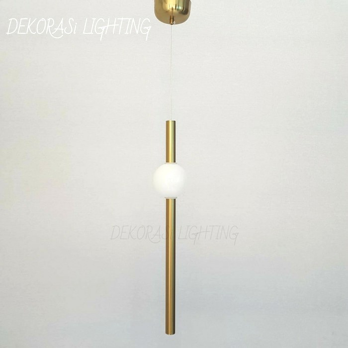Promo Lampu Gantung/ Lampu Hias/ Lampu Dekorasi Hias Gold Minimalis Panjang Lampu Terang